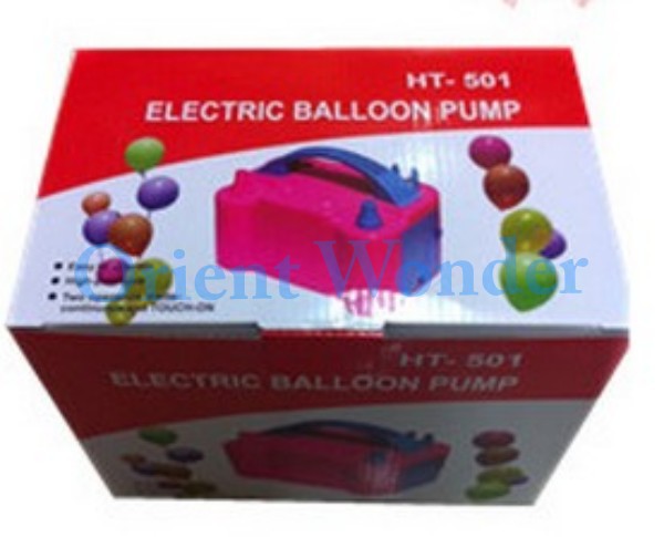 fast automatic electric inflatable machine balloon inflator pump balloon pump air blower with two nozzles