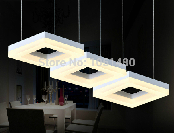 flush mount 3 lights modern pendant led chandelier light fixtures for dinning room /bedroom/shop/bar