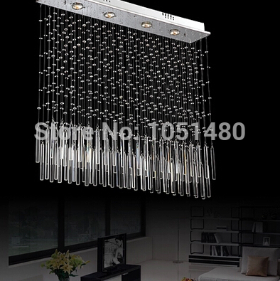 flush mount l90*w15*h100cm modern crystal pendant chandelier home lighting