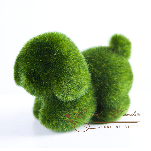 kids gift 12pcs/lot ,small cute animal design decorations,artificial animals grass land, green decoration at room