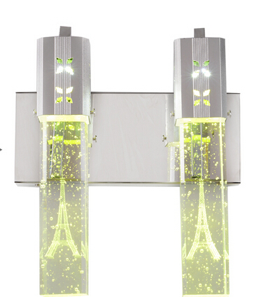 modern crystal wall lamp lustre de cristal light for home decoration led light fixtures