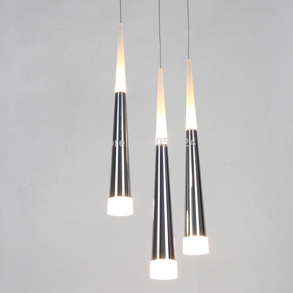 modern led pendant lamps 3 lights round backplate chrome study living dinning room pendant lights 90-265v