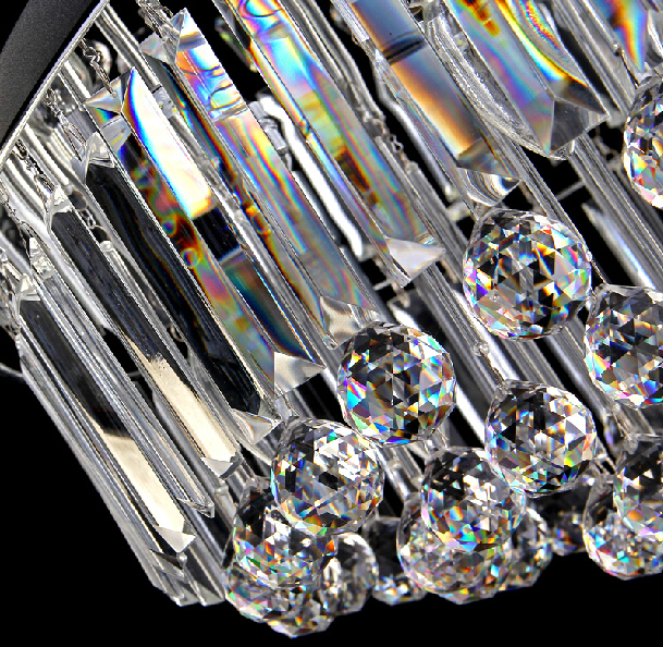 modern living room chandelier crysal lamp dia80*h30cm luxury crystal lighting fixtures