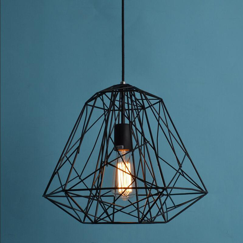 modern pendant light 1 light bulb not included metal black painting white fabric retro pendant lamp for dinning room