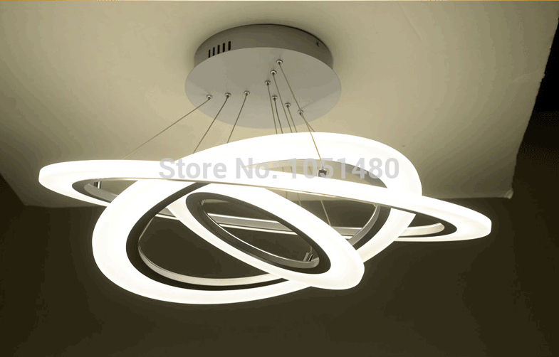 new acrylic modern led chandelier lighting living room lights