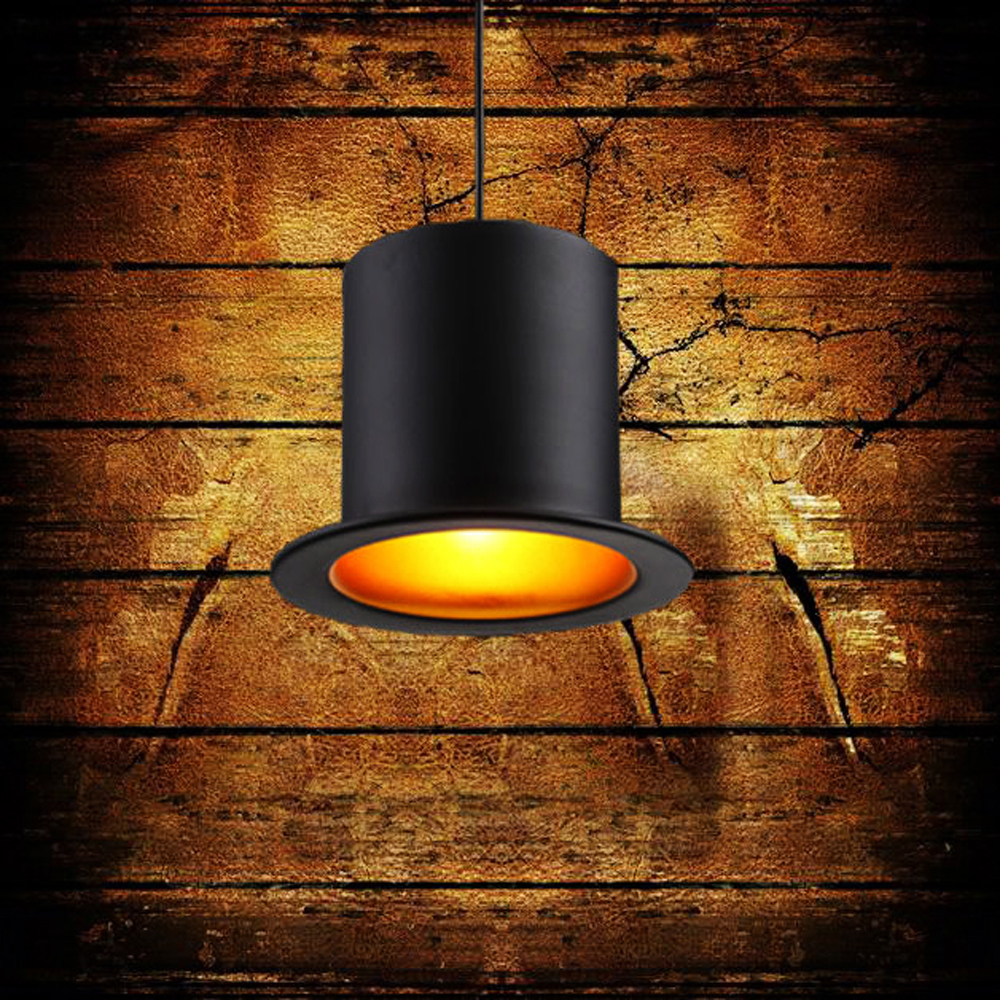 new arrival personalized retro topper european-style pendant lamp 110v/220v restaurant bar living roomtop hat pendant lights