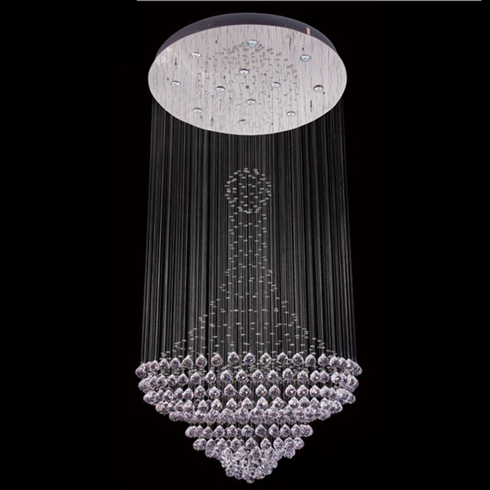 new lustre design chandelier crystal light chandelier flush mount modern staircase chandelier lighting