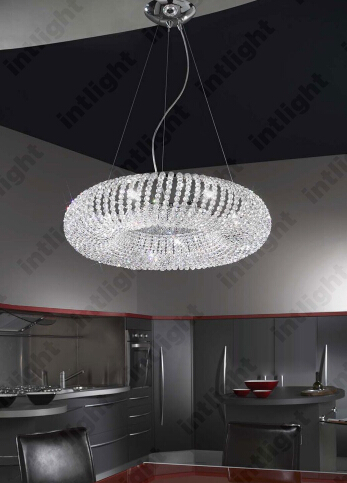 new modern crystal lamp dinning room pendant light dia500mm lustres decorative home lighting