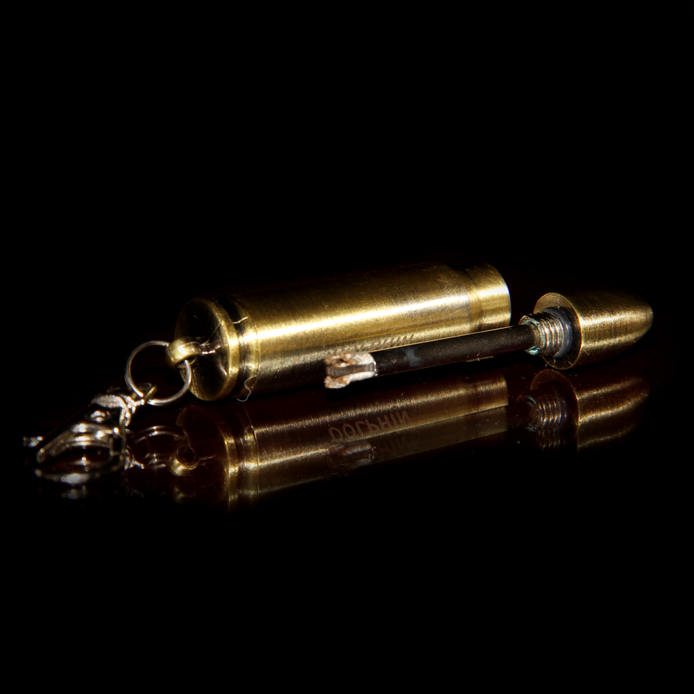 new safety permanent match keychain lighter bullet box lighter oil cigarette lighter stainless steel million times match