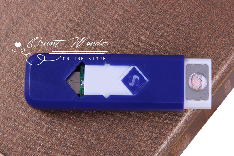 plastic usb lighter rechargeable electronic cigarette lighters fashion flameless lighter 400pcs/lot new arriving
