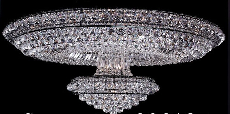 s luxury cristal lighting modern chrome chandelier dia60*h40cm lustres living room lights