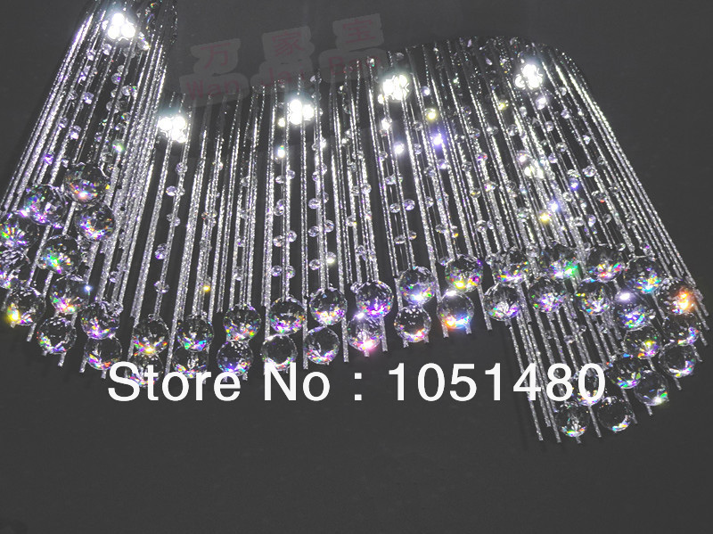 s s design modern chandelier crystal lamp l800*w300*h600mm , lustre home light