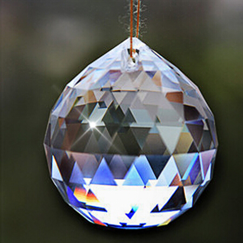 sinolite 20pcs d40mm k9 grade crystal ball crystal ceiling light pendant lights crystal prisms #701 30mm