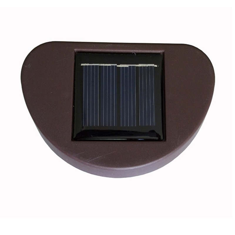 solar powered led fence light outdoor gardern landscape wall lamp cold white security lighting lamps