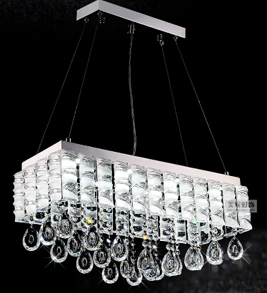 whole modern pendant chandelier crystal lamp , lustres dinning room crystal chandelier bar light