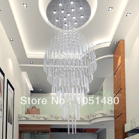 2014 guaranteed lustre crystal chandeliers,modern el light ,hang wire stair lighting fixtures