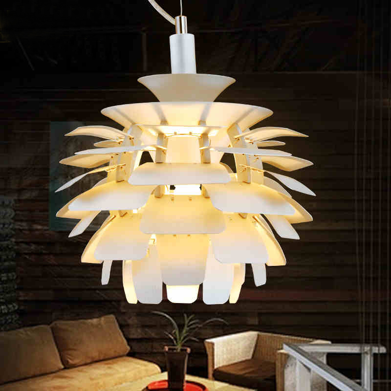 38cm white ,silver, color whole louis poulsen ph artichoke lamp designe denmark modern suspension pendant light lamp replica