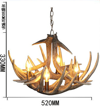 american antler chandeliers artistic antler featured chandelier with 4 lights - Click Image to Close