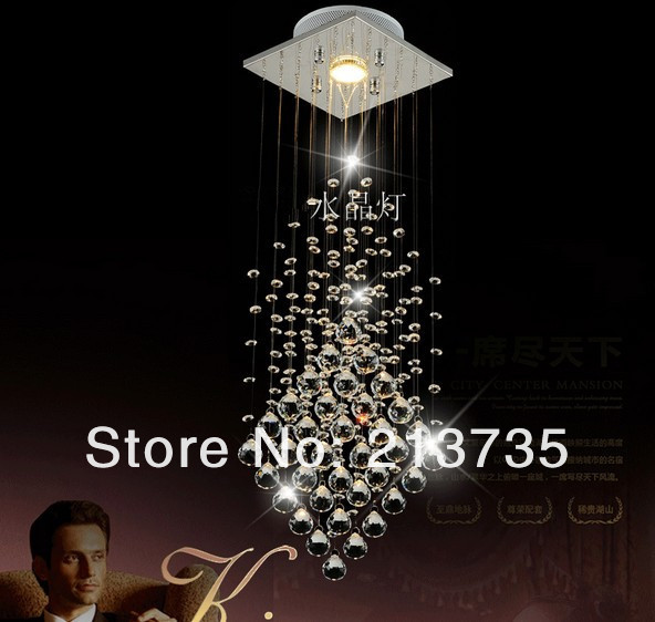 chandelier crystal d200*h750mm 110v/220v crystal chandelier