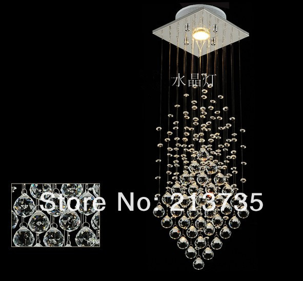 chandelier crystal d200*h750mm 110v/220v crystal chandelier