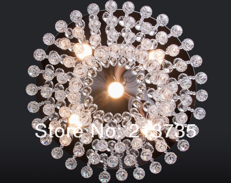 crystal chandelier lighting 110v/220v 3 gu10 light dia 35cm,height 30cm