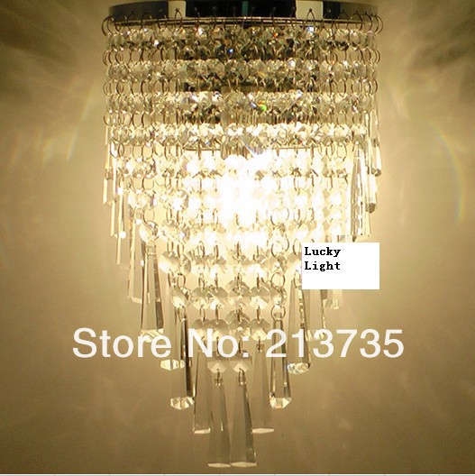 crystal wall lamp light sconce lighting chrome finish guaranteed+ !