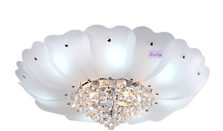 d80*h28cm lustre crystal modern brief crystal chandelier