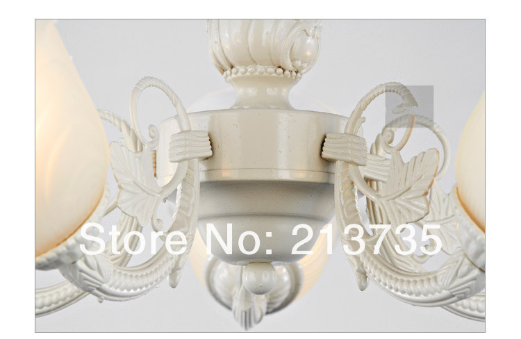 europe pastoralism style luxury chandelier with 5 lights dia 64* h 70cm