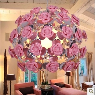 fashion modern pendant light rose pendant light modern brief living room ceiling dia 40cm