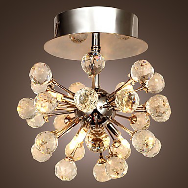 k9 crystal chandelier with 6 lights in globe shape small chandelier 110v/220v