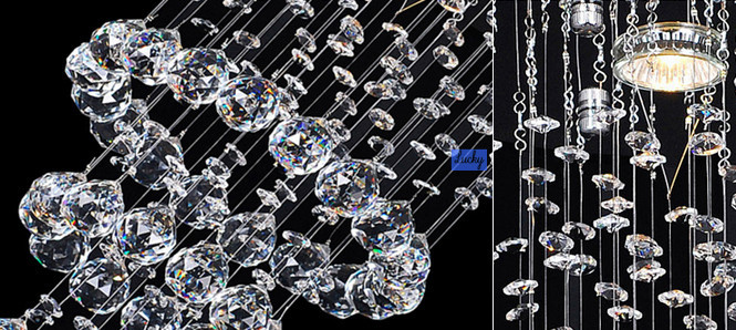 lustres crystal light dia 250mm *h 500mm chandelier crystals