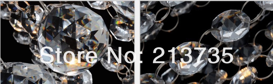 luxury modern design crystal lighting 150mm rustic chandelier