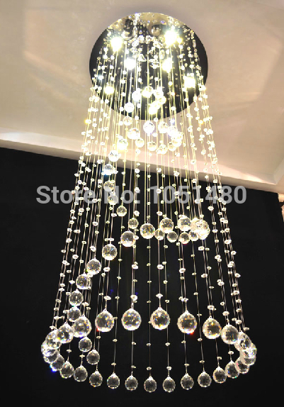 modern ceiling crystal chandelier lamp, round living room light el lighting