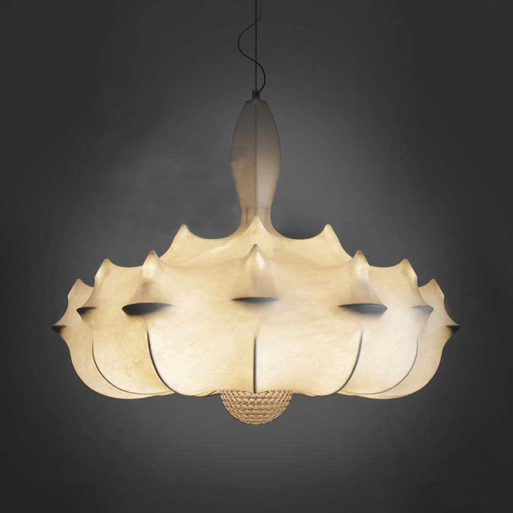 modern cloth chandelier lighting dining room pendant lamp handmade sericultural pendant 3 light zeppelin by marcel wanders