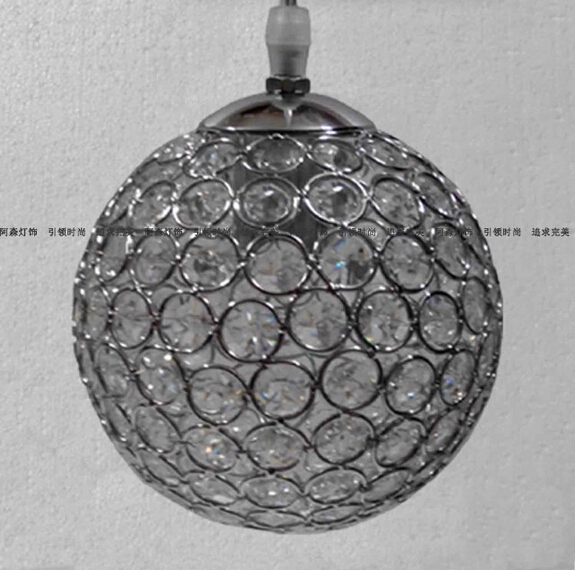 modern crystal pendant light d15cm water drop shape