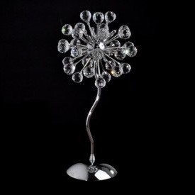 new crystal table lamps for bedroom with 6 lights (g4 bulb base)