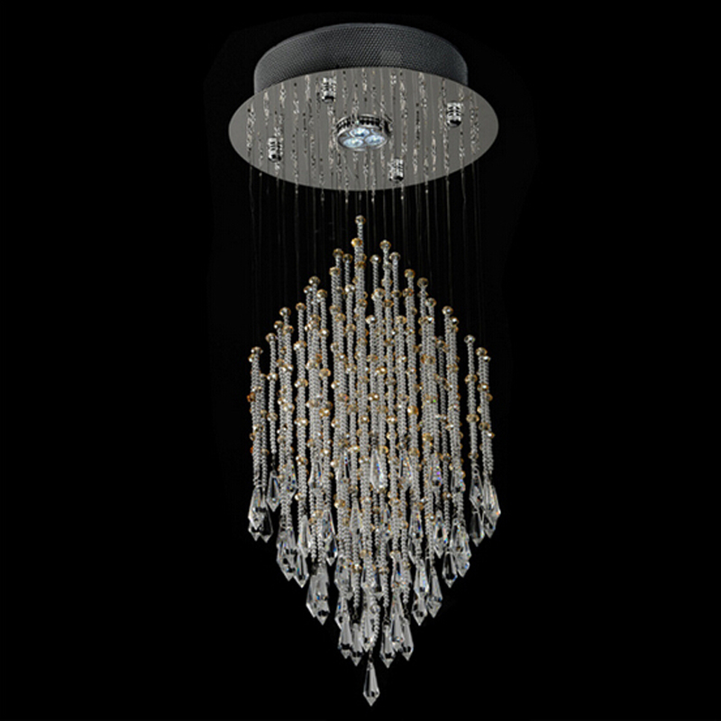 new design modern chandelier lighting crystal lamparas for living room bedroom chandelier crystal drop led light