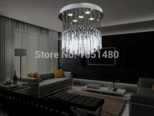 new item flush mount crystal modern chandelier , contemporary home lighting dia50*h60cm