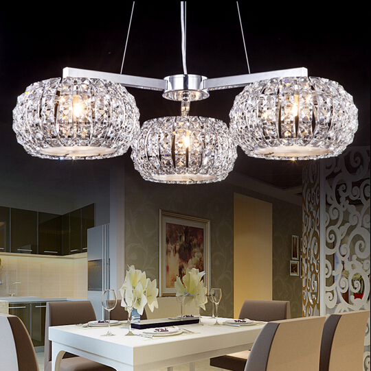 new modern art deco chandelier crystal lamp for dinning roomchrome crystal light fixtures