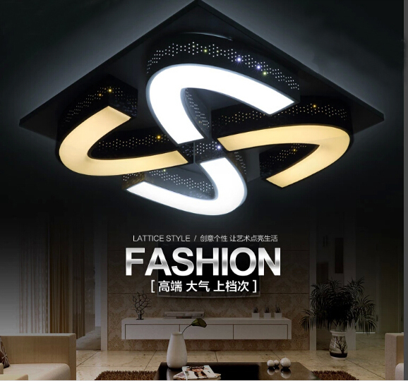 new modern lamp living room ceiling lights l610*w610*h110mm dimmable home lighting