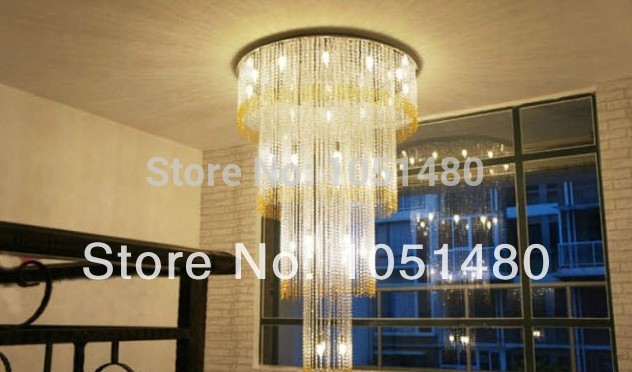 new promotion s modern crystal chandelier ,luxury home lighting dia600*h1500mm