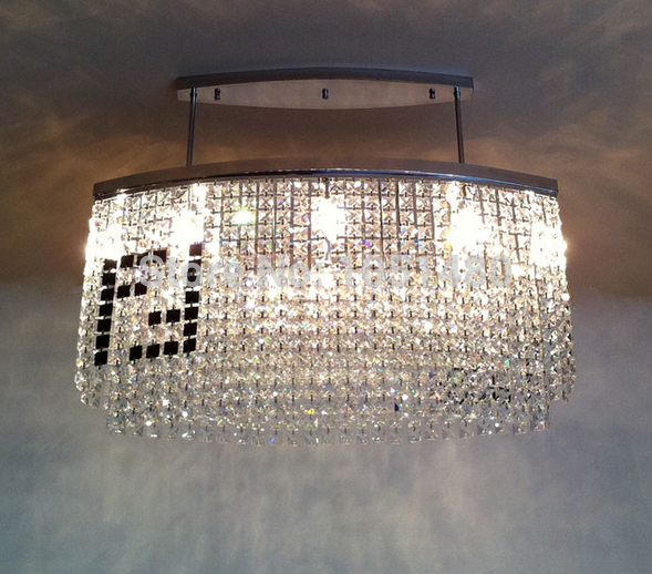 promotion s k9 crystal home chandeliers lighting fixtures , lustre pendant lamps