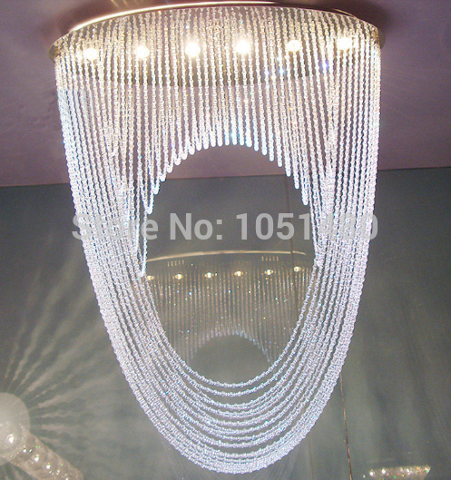 promotion s new oval crystal chandelier lighting fixtures