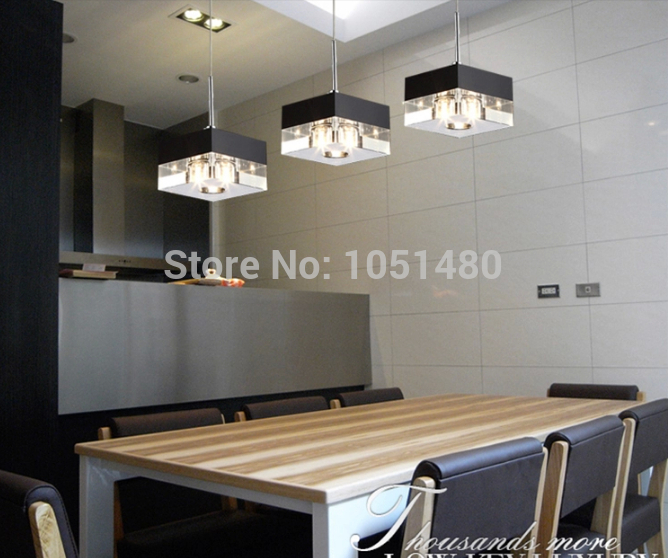 s flush mount modern linear rectangular island dining room crystal chandelier led bar light