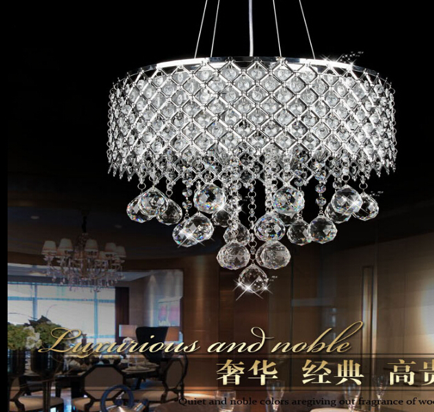 selling modern restaurant chandelier crystal light dia40*h100cm lustres decorative indoor lighting