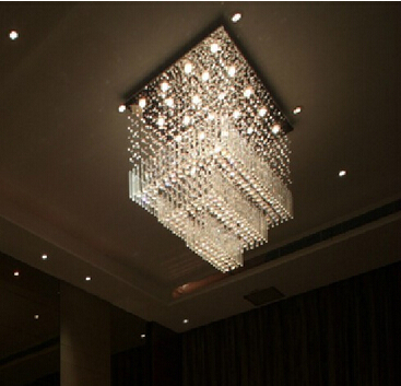 top s modern crystal chandelier lustre de cristal big chandelier staircase light