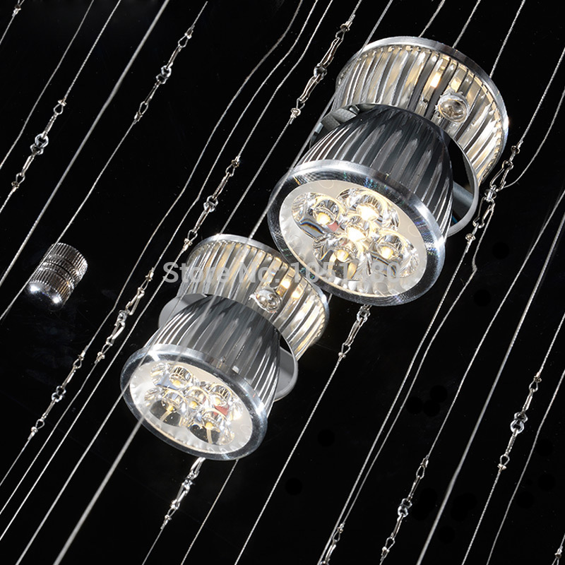top s modern pendant crystal chandelier lustre home lighting fixtures l80*w40*h60cm