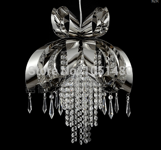 top s silver pendant k9 crystal lamp ,modern chandelier lighting for dinning room bedroom