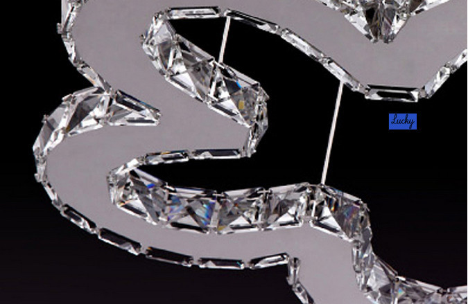 whole modern crystal chandelier for living room d49cm led chandeliers lighting flower desgin 110-240v