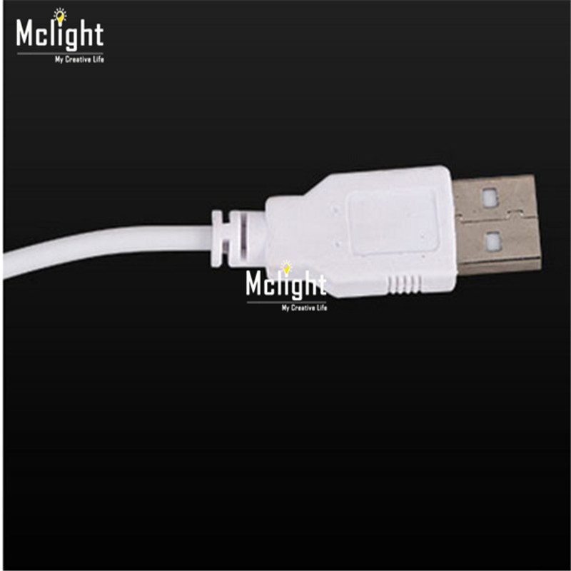 1w usb charger flexible portable read led desk lamp with clip for children study eye protection office computer table lamp